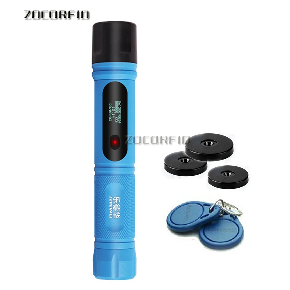 Waterproof IP67 Rugger RFID Guard Tour Patrol System, Security Patrol Wand,Guard Tour Device with LED light
