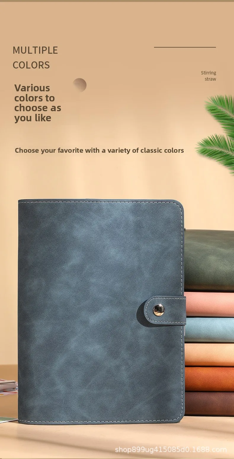 A5 A6 A7 Soft PU DIY Binder Photocards Collect Book Diary Agenda Planner Cover Album Stationery