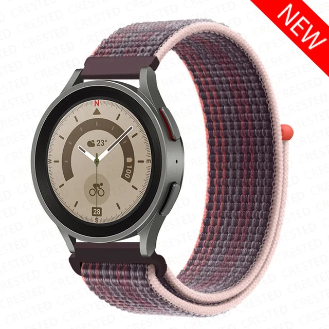 Versatile Nylon Loop Sport Strap - Adjustable Watch Band (20mm/22mm)