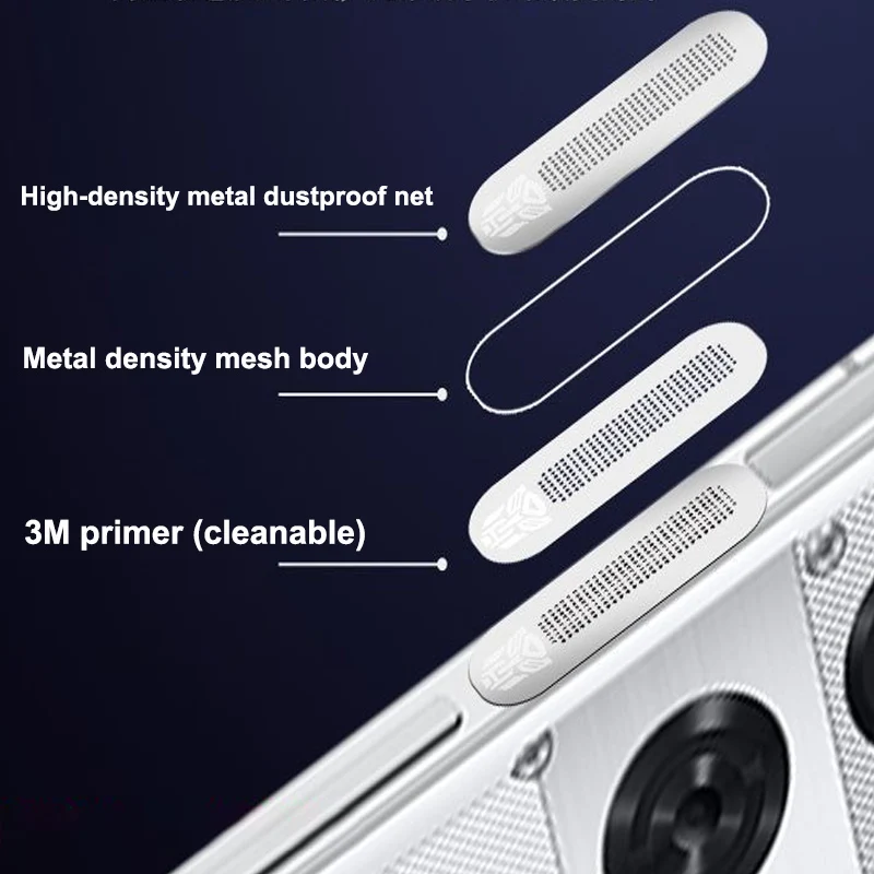 Dustproof Net Stickers with Anti-Dust Metal Mesh Cover for Phone Earpiece Speaker Hole