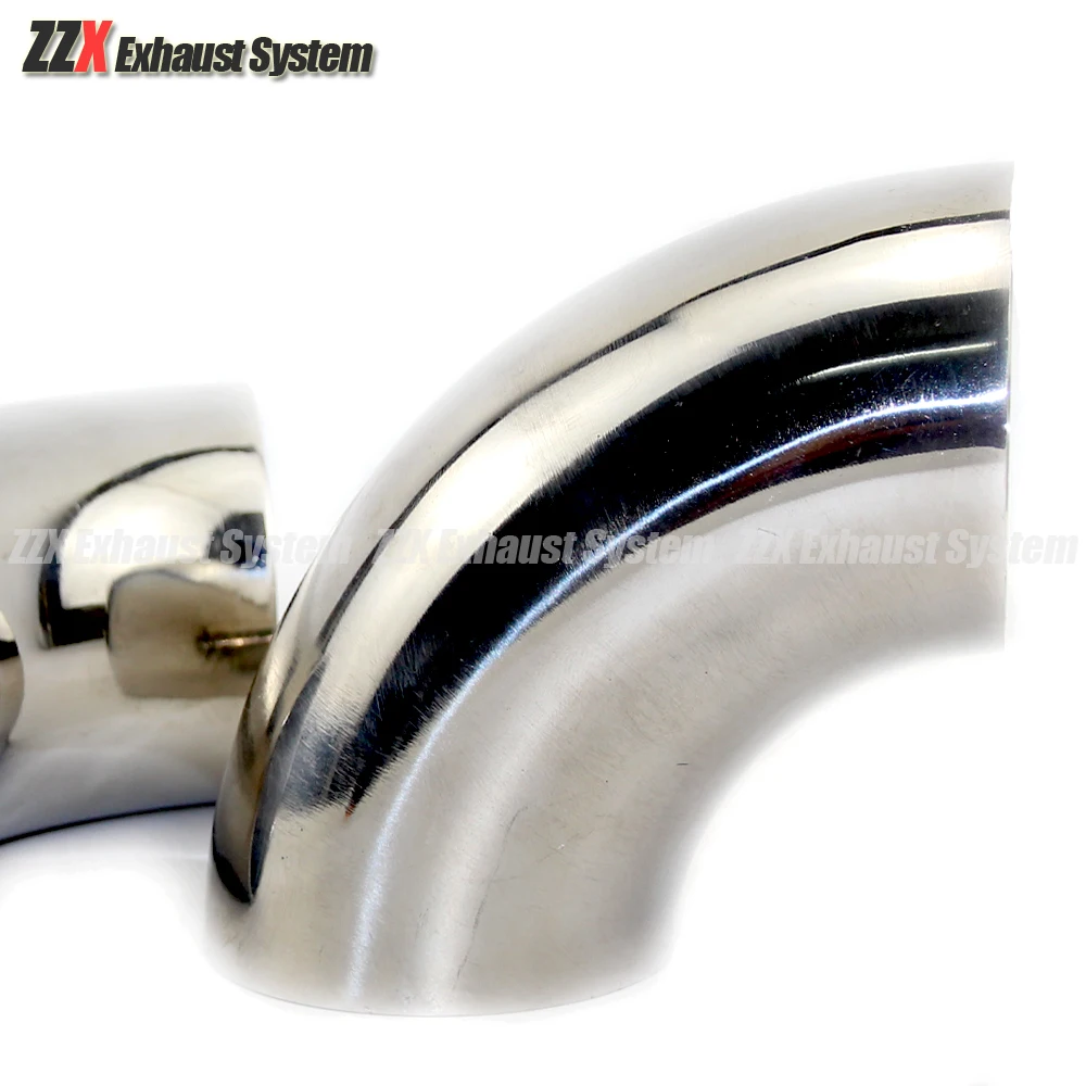 304 Stainless Steel 90 Degree Elbow Pipe Fittings Flange for Automobile Exhaust Pipe Connection OD38/45/51/54/57/60/63/70/76mm