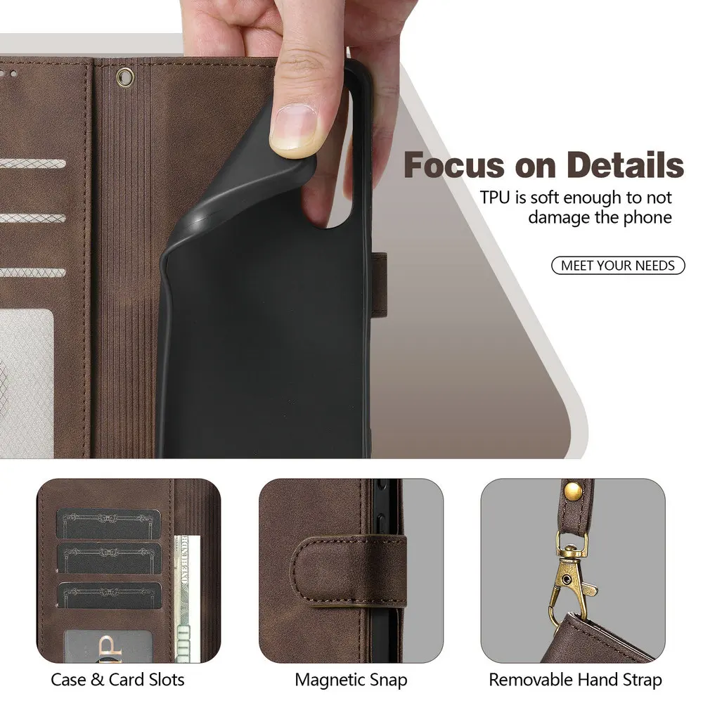 Luxurious RFID Leather Wallet Case - Premium Book Cover