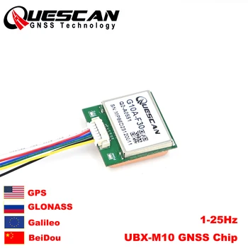 Modulo GNSS GPS Quescan G10A-F30 M10 dotato di supporto UBX-M10050-KB GPS+GLONASS+Galileo+Beidou, precisione 1,5 m CEP