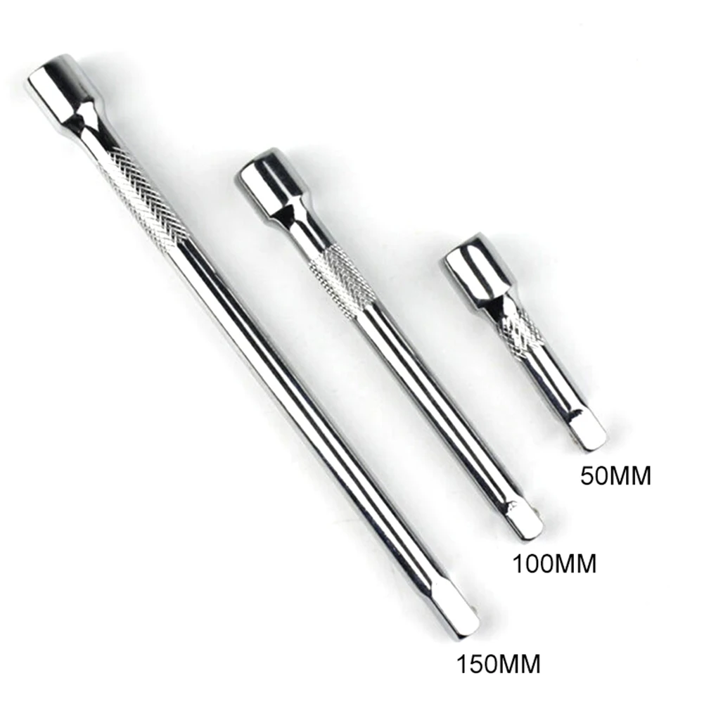1 Stück 50/100/150 mm lange Verlängerungsstange 1/4 Antrieb Ratsche Sockel Extender Handwerkzeuge verwendet mit 1/4 Zoll (6,35 mm) Hülse rostfrei – Detail 1