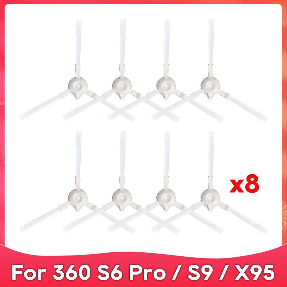 Kit Ricambio Per Robot Aspirapolvere 360 S9/X90/X95: 2 Filtri, 2 Spazzole Laterali, 1 Spazzola Centrale, 2 Panni – Set Manutenzione - 2