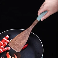 Wooden Spoons for Cooking Wenge Wood Kitchen Utensils Set Spatula Set for Stirring Baking Non Stick Wooden Utensils 1/5 Pcs 3