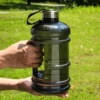 74.5oz Large Capacity Sports Water Jug Portable Half Gallon Flask Leakproof Fitness Bottle for Gym Camping Durable Drink Bottles 4
