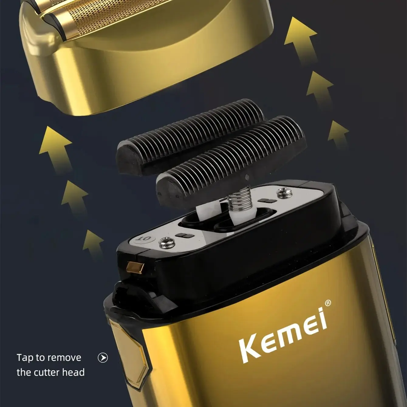 Electric Shaver Kemei TX10 LED Display Rechargeable