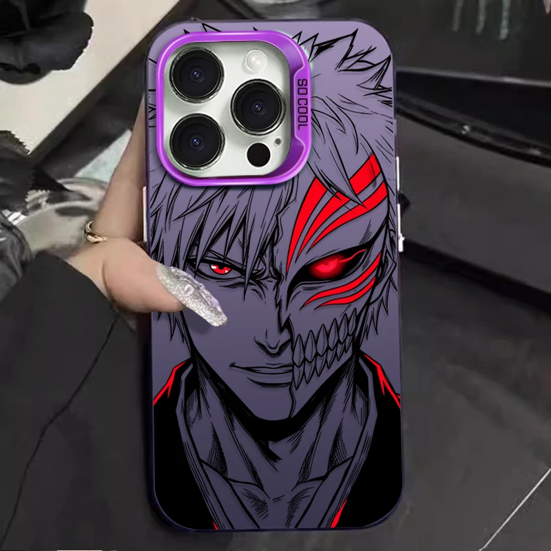 Vibrant Anime BLEACH ICHIGO ULQUIORRA Phone Case Design
