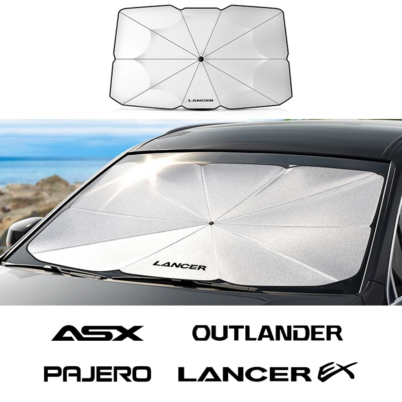 Pára brisa do carro sun shades guarda chuva para mitsubishi outlander