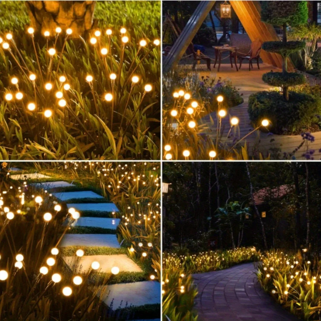 Solar LED Firefly Garden Lights Image 1