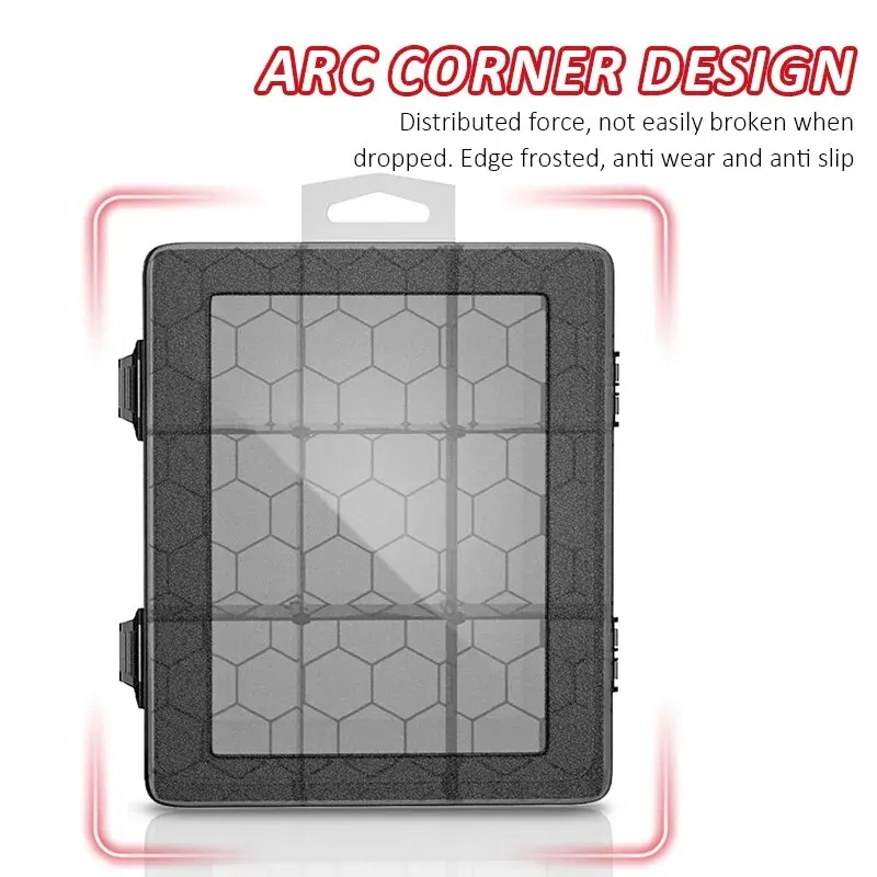 Parts Box Plastic Multi-cell Storage Screw Box Tool Classification Electronic Components Drill Accessories Thickened Lattice Box 5