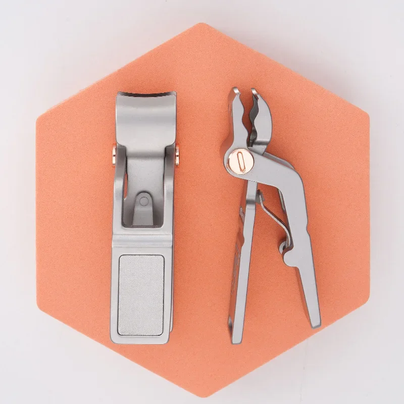 Crocodile-shaped Wide Jaw Nail Clippers Stainless Steel Manicure Cutter Anti-splash Thick Hard Toe Nails Scissors Pedicure Tools nail clipper set nail clipper nail scissors set nail clippers manicure set manicure sets manicure nail clipper set nail clippers kit
