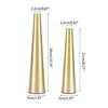 Nordic Metal Vase Gold/Black Small Flower Vases Arrangement Flower Container for Wedding Table Centerpiece Decoration Home Decor 6