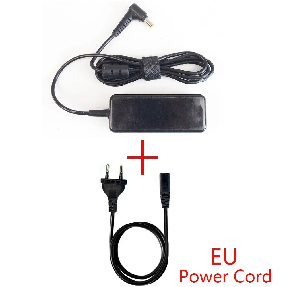 Slim Power Laptop AC Adapter Charger, 19V 2.37A