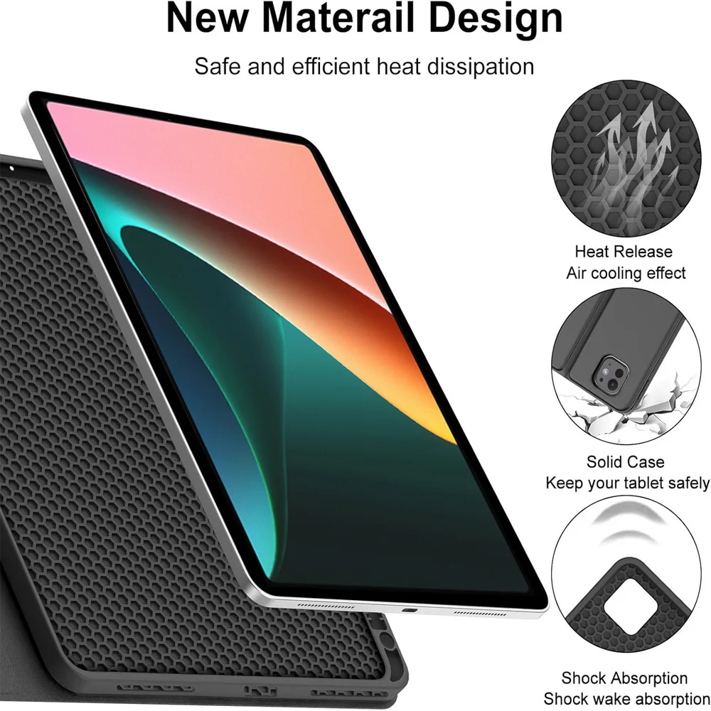 Elegant Bluetooth Keyboard Case with Pencil Holder
