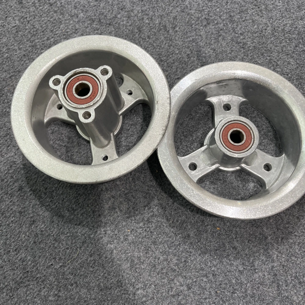 Rear alloy 4" rim with bearings and spacer 3.00-4"/4.10-4" mini electric/gasoline scooter mini gasoline electric scooter