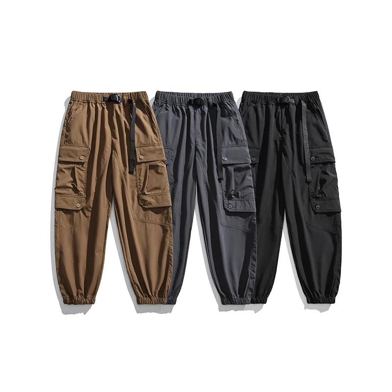 Outdoor Technical Trousers Men's American All-Matching Work Clothes Breathable and Loose Three-Proof Ankle Banded Slacks