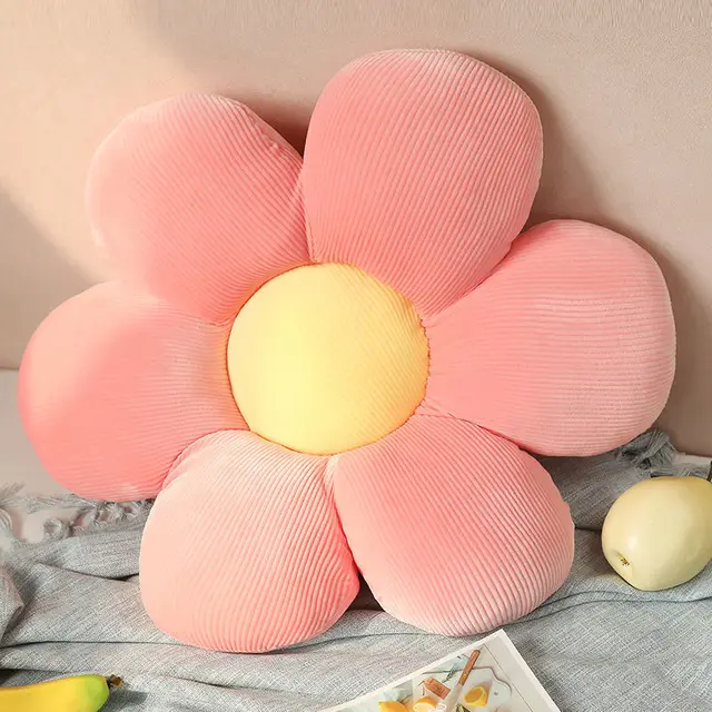 6 Styles d'oreillers de tournesol, petites coussins de marguerite, pétales de fleurs, cadeaux d'anniversaire mignons, décorations pour la maison, chambre à coucher, fournitures de bureau, 40cm 4