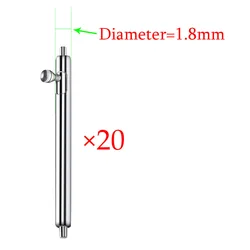 Premium Stainless Steel Quick Release Spring Bar Set - 20pcs Assorted Sizes Watch Band Pins - 23mm (20pcs 1.8mm)