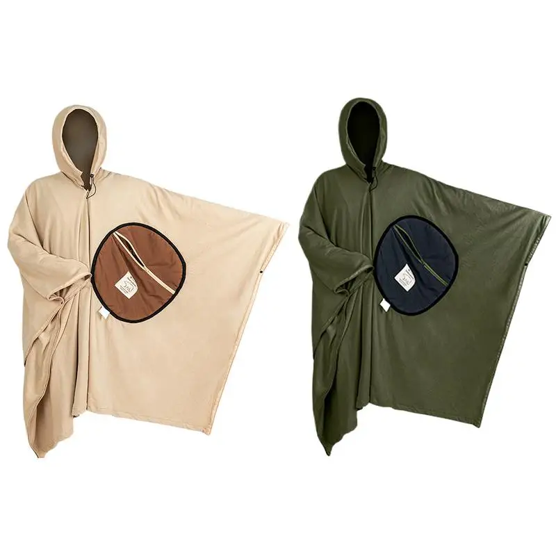 Wearable Sleeping Bag for camping Poncho sleeping bag rocker