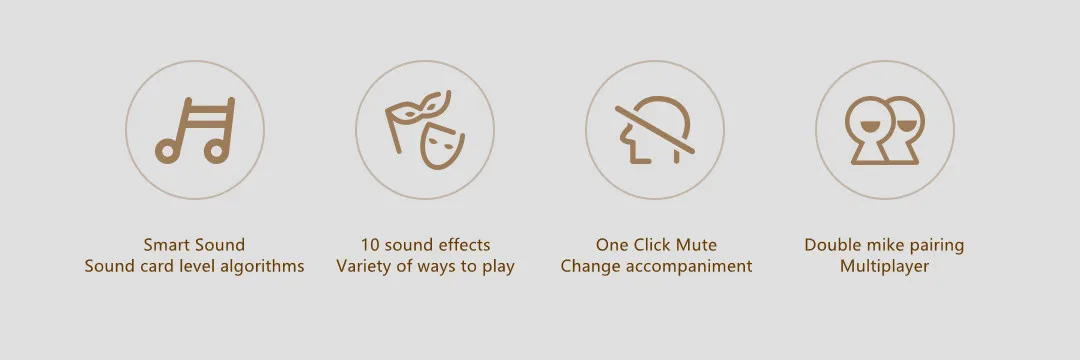 Gadgetoo Xiaomi Yuemi K-Song Microphone 2 Portable Bluetooth Handheld Microphone Gadgetoo Xiaomi Yuemi K-Song Microphone 2 Portable Bluetooth Handheld Microphone