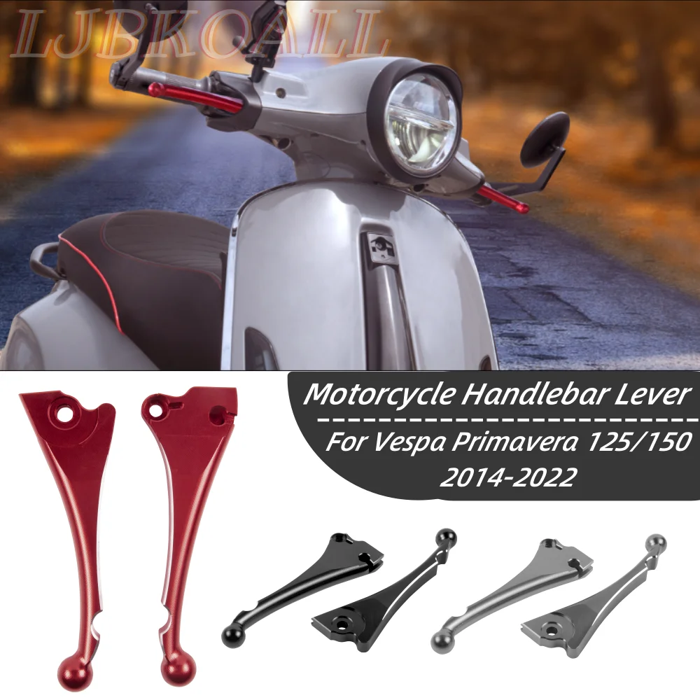 Motocrcycle Alluminio Freno Leve Frizione Manubrio Grps Per Vespa Sprint Primavera 125 150 2014-2022 2021 2020 2019 Accessori