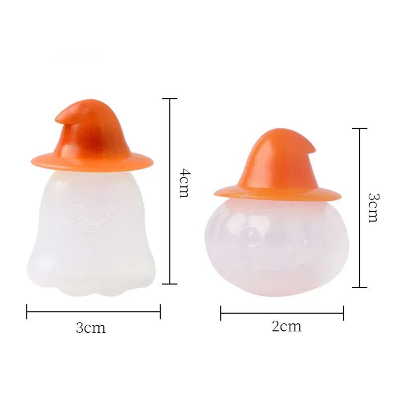 Seasoning Bottle Sauce Bottle Squeeze Bottle Mini Seasoning Sauce Bottle Halloween Pumpkin Ghost Tomato Ketchup Salad Dressing Container Pot for Bento Lunch Box Kitchen Jar