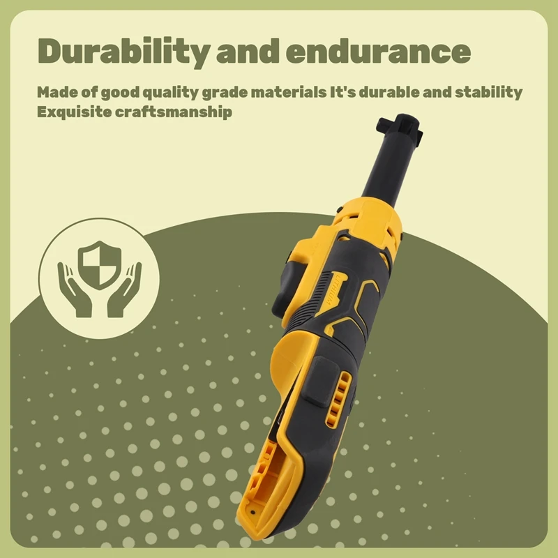 Extended Electric Ratchet Wrench Cordless Driver 3/8Inch Impact Removal Screw Nut Power Tools For Dewalt 18V 20V Battery 3