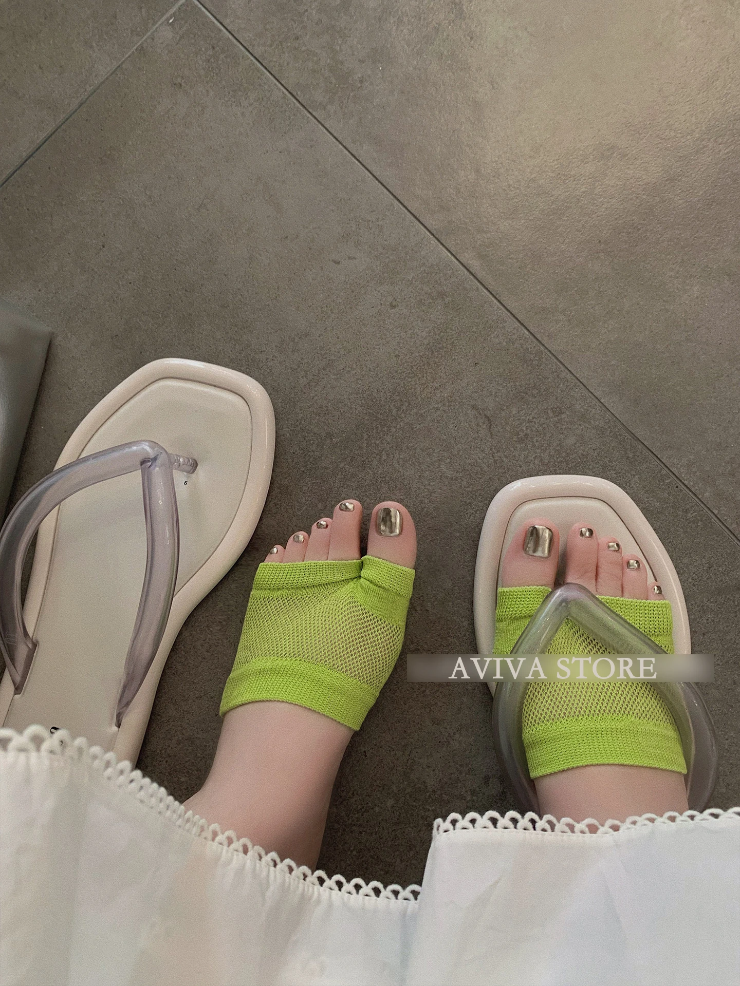 Damen Sommer Split-Toe Tabi Socken in Bonbonfarben – Unsichtbare, atmungsaktive, rutschfeste Zehensocken für Flip-Flops und Halbschuhe – Detail 7