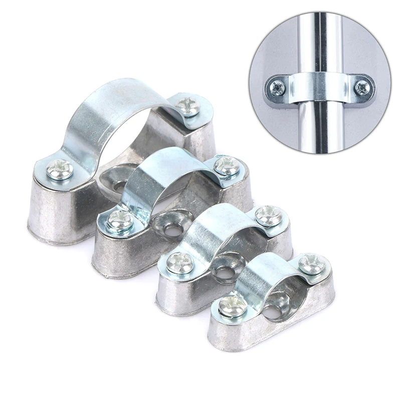 

5Pcs Pipe Clamp With Screw From The Wall Yards Away From The Wall Of The Card Saddle Card Line Pipe Clip 16mm 20mm 25mm 32mm