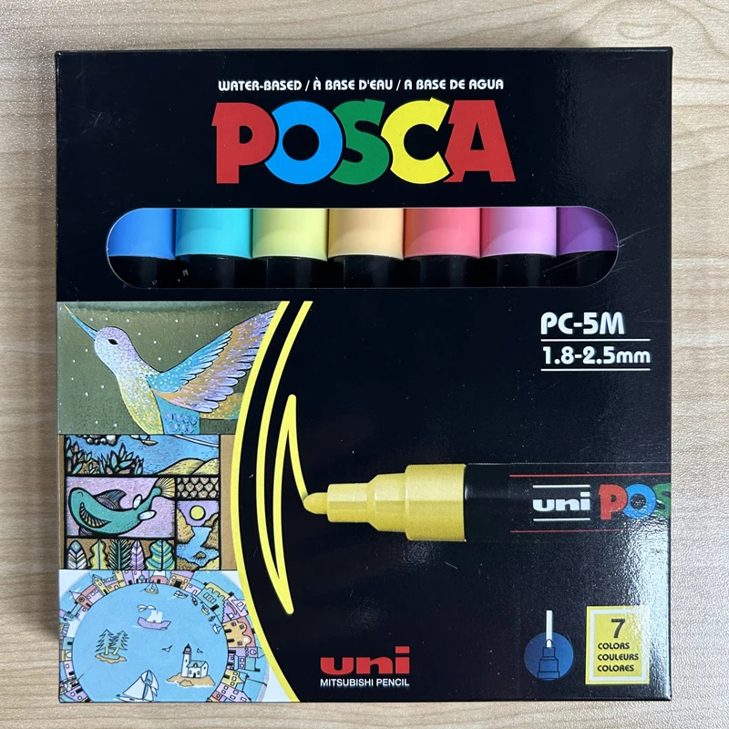 Uni POSCA PC-5M Water Based Paint Markers Medium Point (1.8-2.5mm