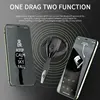 Bluetooth 5.0 Ear for PS3 Bluetooth Headset Wireless Handsfree Single Ear Hook Earphone Button Silica Gel Headphone with Mic 3