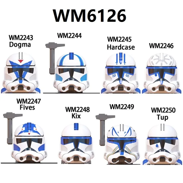 Compatible 75280 WM6124 WM6126 The Clone Wars Soldier Building Block Action Figure Toys 1