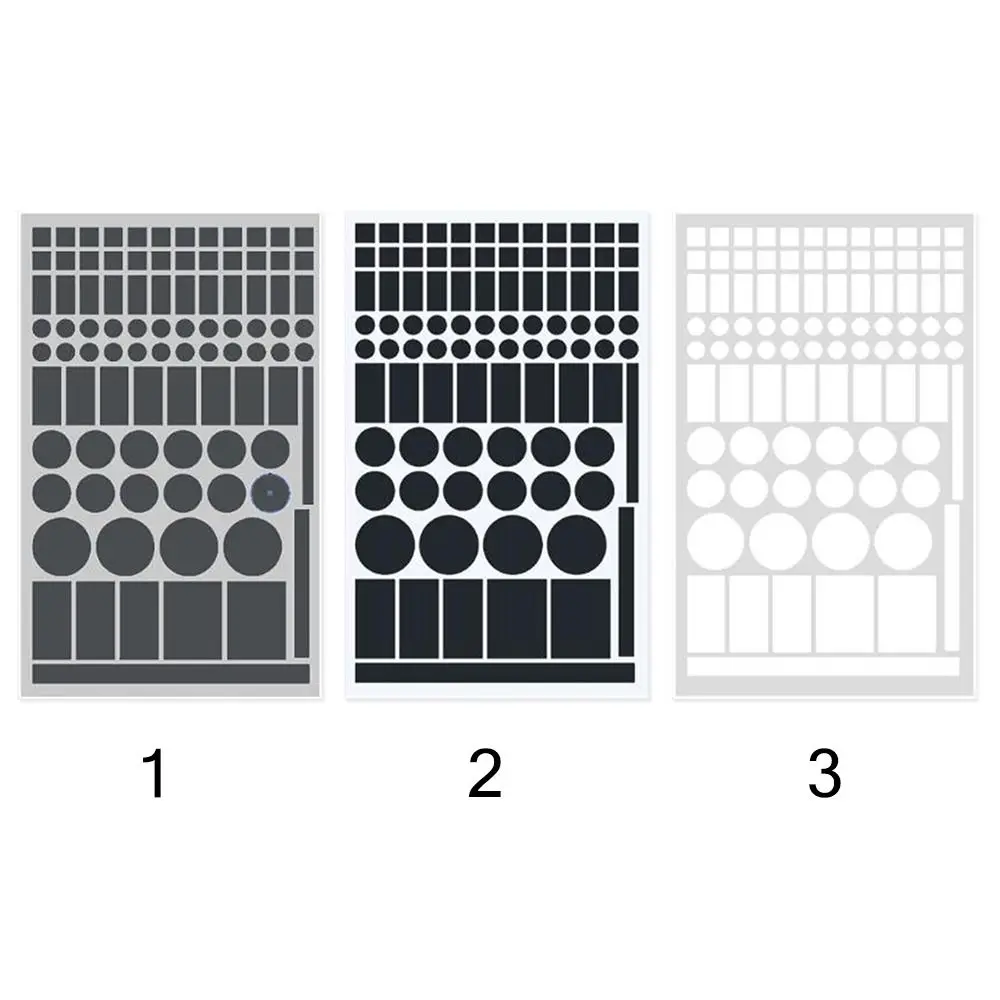 Light Dimming Stickers Led Light Blocking Stickers Shading Avoid Glare Blackout Black Color Led Filters Dimming Sheets led cover stickers