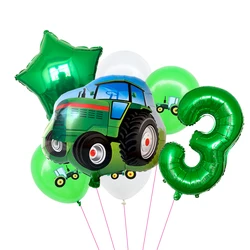 Construction Vehicle Birthday Party Balloon Set - 7 Pieces - Other (7pcs number3 set)