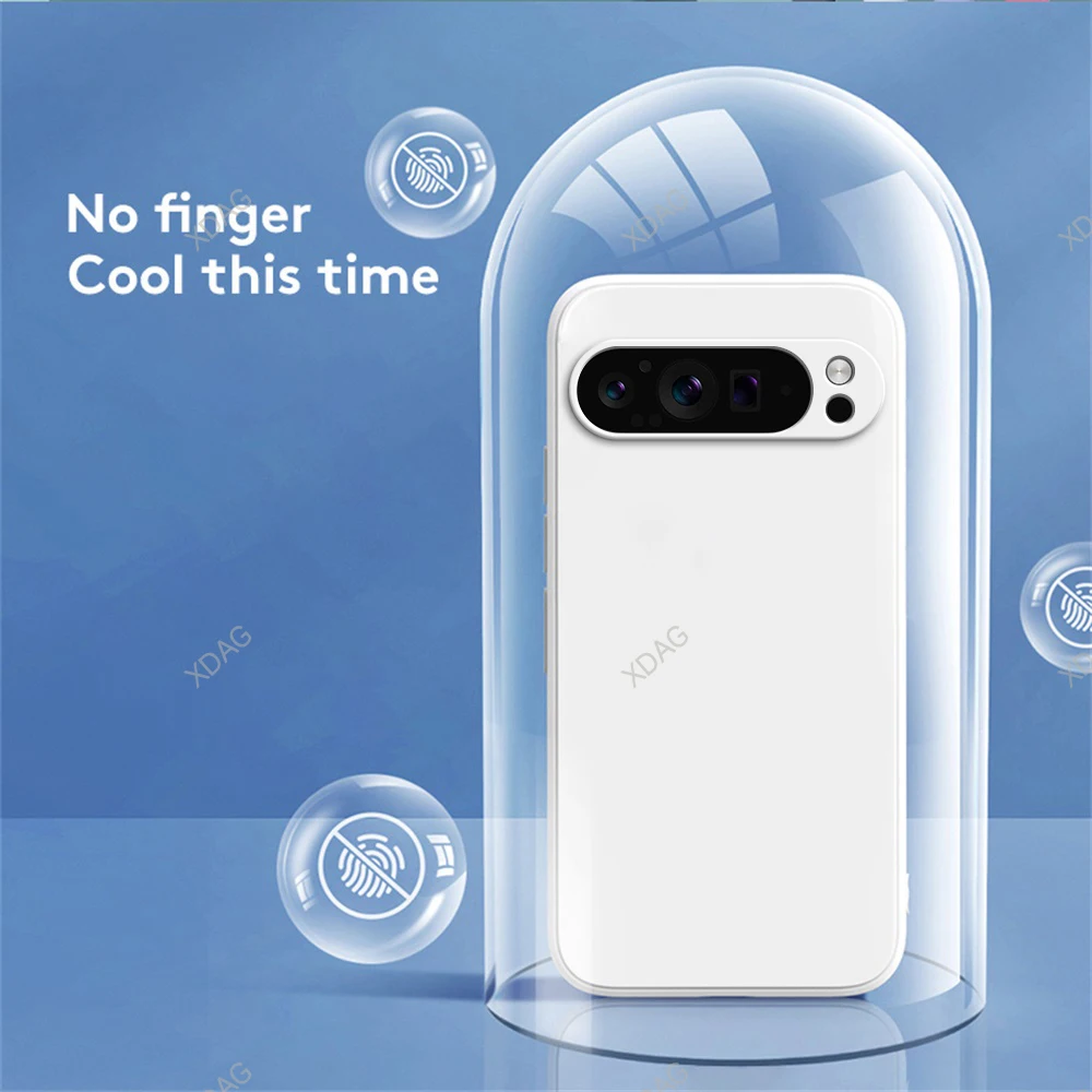 Pure Color Soft Liquid Silicone Shockproof Phone Case