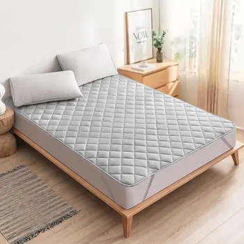 Protège-matelas à ultrasons, housse lavable avec bande élastique 1