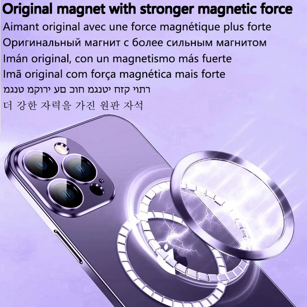   ڼ̽ 15 14 ÷?13 12 11 Pro Max θƽ X Xs Xr Plus For Magsafe Case Iphone ǰ Ǹ  5K ʼ  10H 
