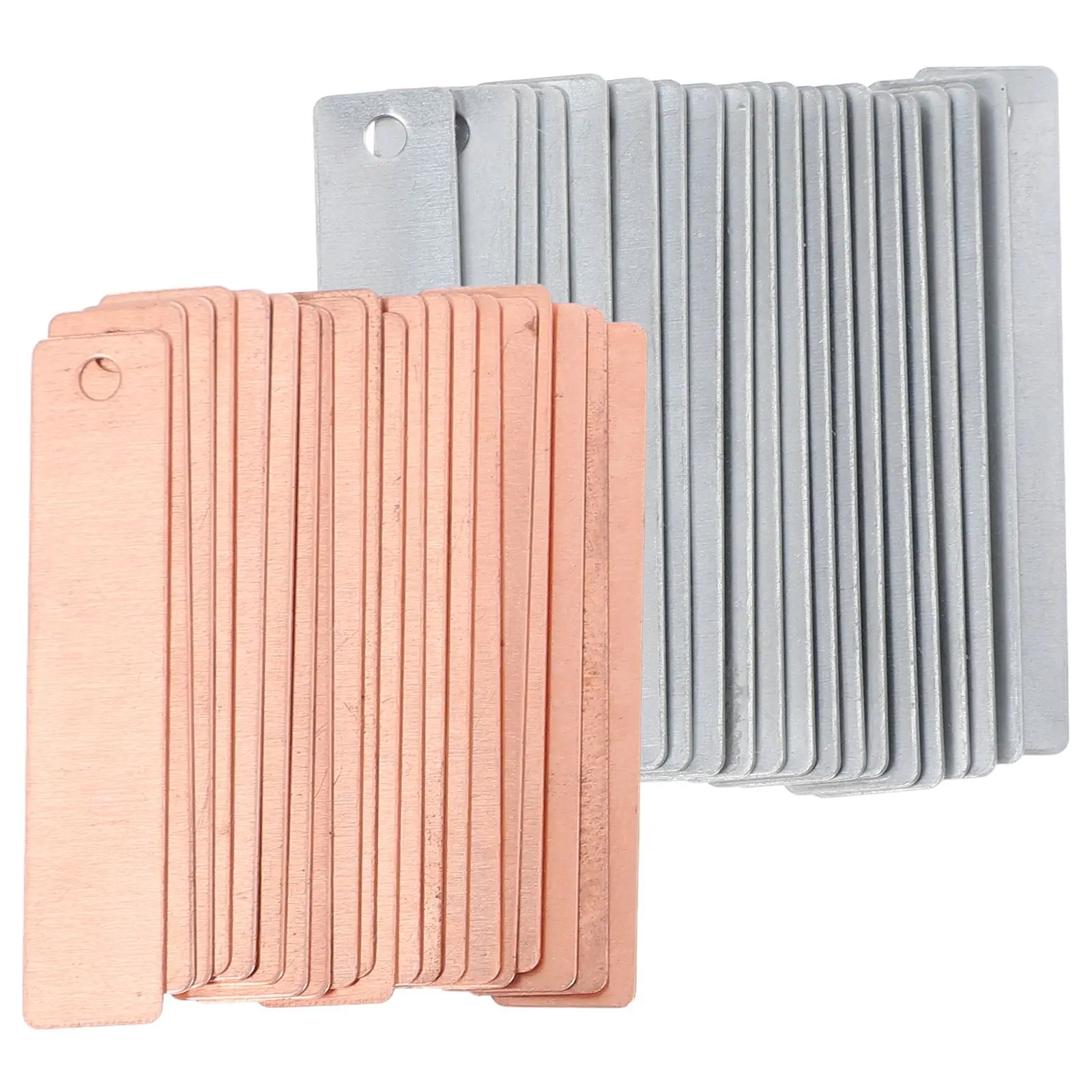 1 세트 구리 아연 시트 스트립 과일 실험 재료 장난감 용품 전기 도금 금속 시트 아연