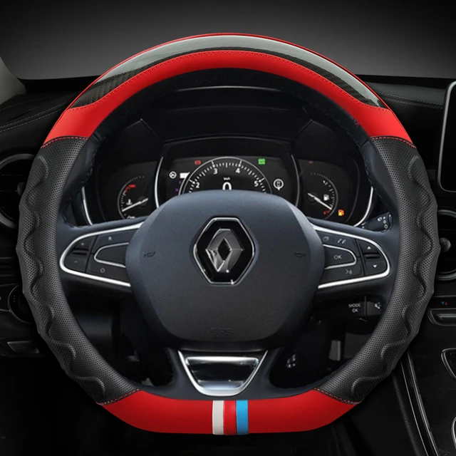 Pour Renault Twingo, 2 Pièces Couverture De Volant En Daim