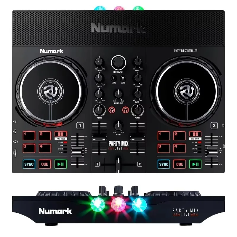 Numark Open Code Partymix2 II Live DJ Lighting Mini Disc Maker Portable Controller Free Software
