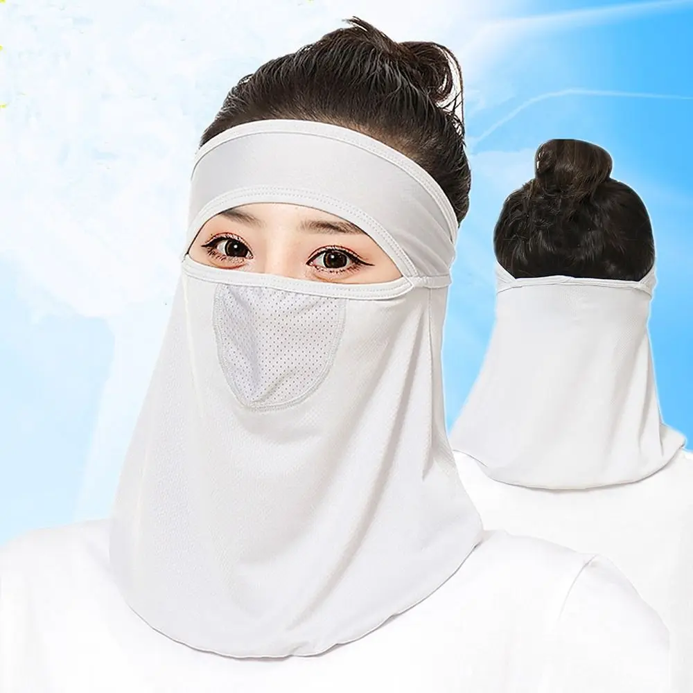 

UV Protection Face Scarves Outdoor Face Shield Summer Sunscreen Mask Men Fishing Face Mask Womne Neckline Mask Face Gini Mask