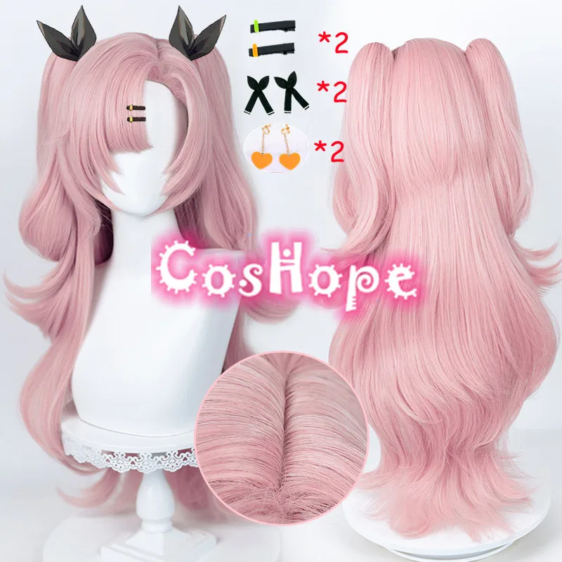 

Nicole Demara Wig 80cm Long Pink Wig Cosplay Anime Cosplay Wig Heat Resistant Synthetic Wigs Halloween