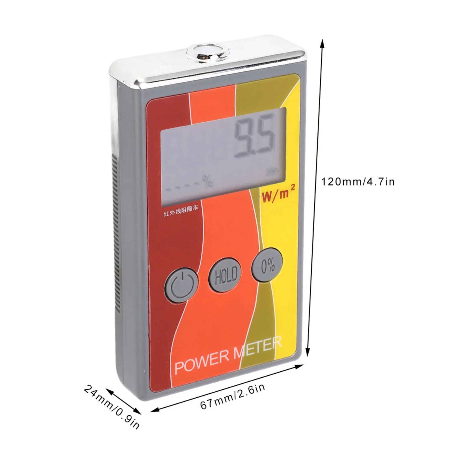 IR Power Tester IR Infrared Power Meter Handheld Meter Infrared Radiation Luminance Rejection Detector
