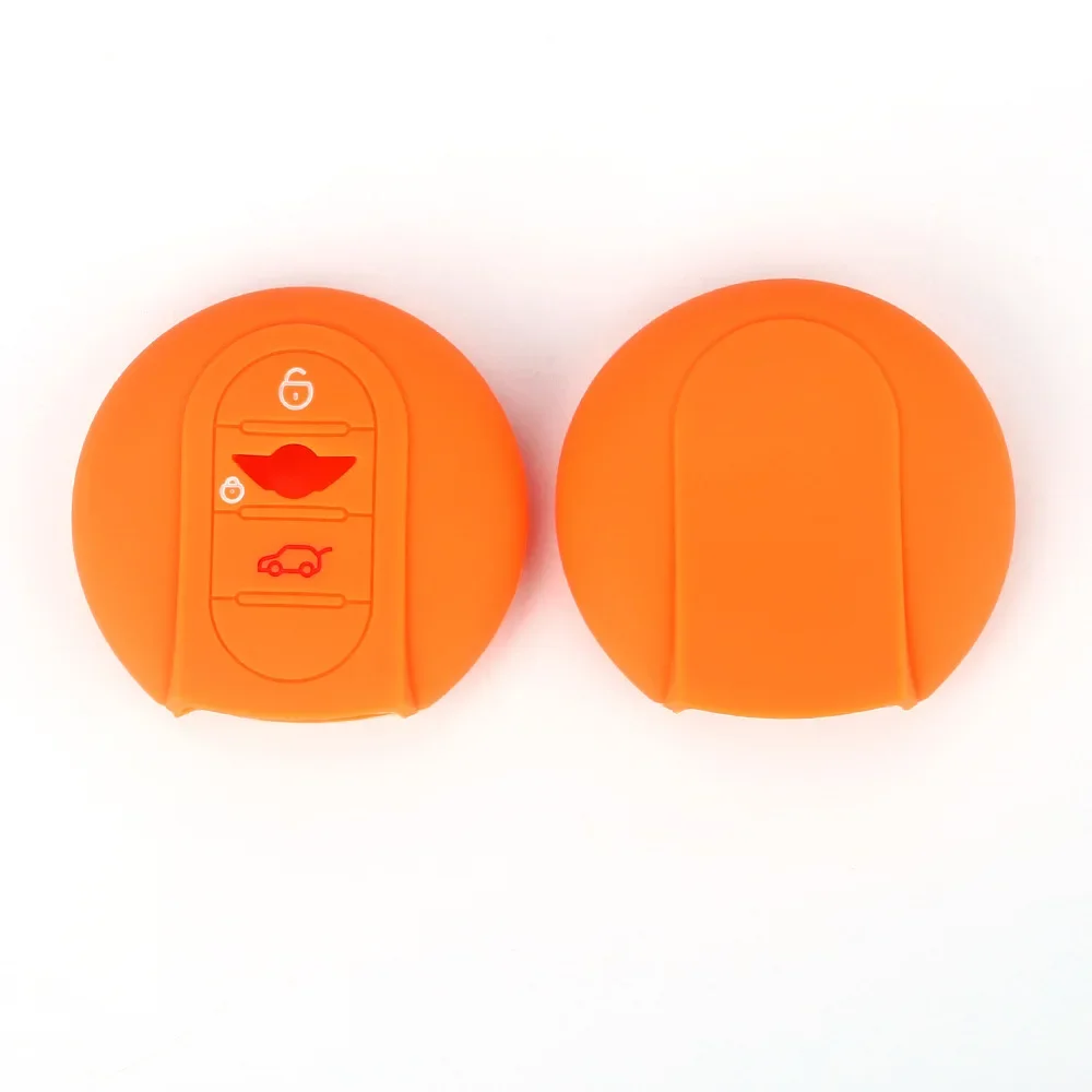 Key Case Cover Silicone Car Key Cover Case Flip Remote Key Skin Holder Protector Shell For BMW Mini Cooper Countryman Clubman F54 F55 F56 F60