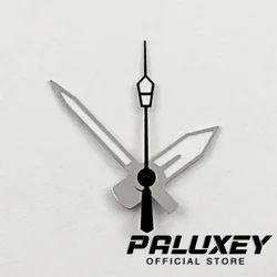Luminous Green Watch Hands Replacement Accessory (Silver Black A)