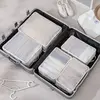 Foldable Storage Bag with Divided Interior Mesh Fabric Organizer Containers Large Stackable for Closet Suitcase Bedroom Travel 2