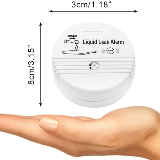 Home Intelligent Water Leak Alarm Water Leak Detector Overflow Alarm Flood Detector Bathroom Kitchen Water Level Alarm 3