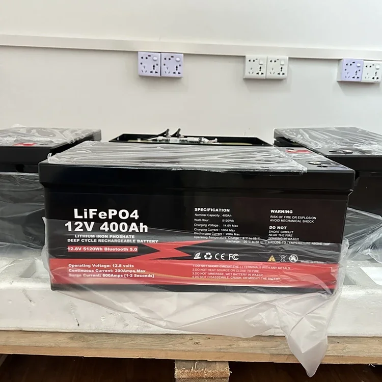 LiFePo4 Battery 12V 50AH 100Ah 200Ah 400Ah Bluetooth IP65 Waterproof Heating Balance Solar Battery